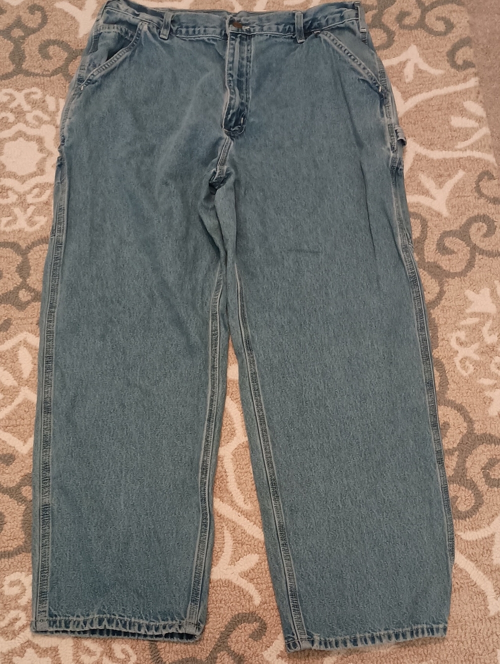 Carhartt Loose Relaxed Fit Blue Denim Jeans